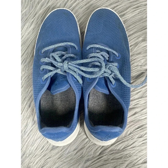 Allbirds Tree Runners Mens Size 10 Shoes Blue Pacific Athletic Sneakers - Picture 7 of 8